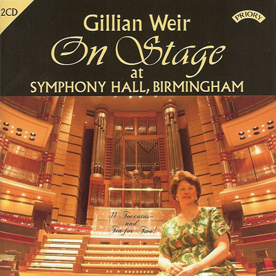 Gillian Weir On Stage at Symphony Hall, Birmingham